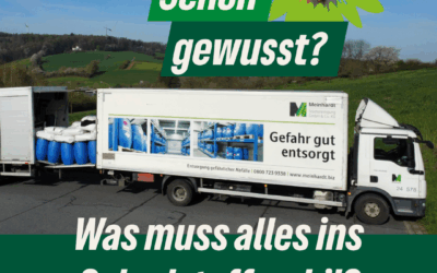 Schon gewusst? – Was muss alles ins Schadstoffmobil?